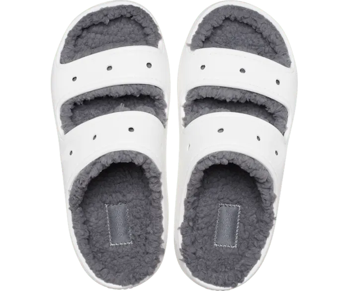 Classic Cozzzy Sandal White Men Crocs Sandals