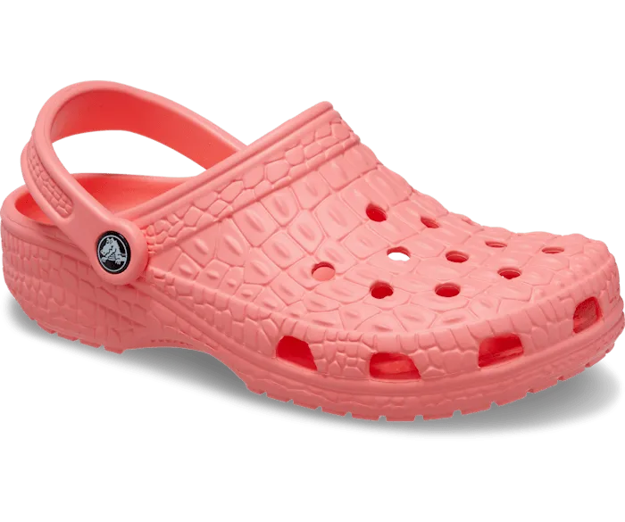 Classic Crocskin Clog Guava Men Crocs Clogs
