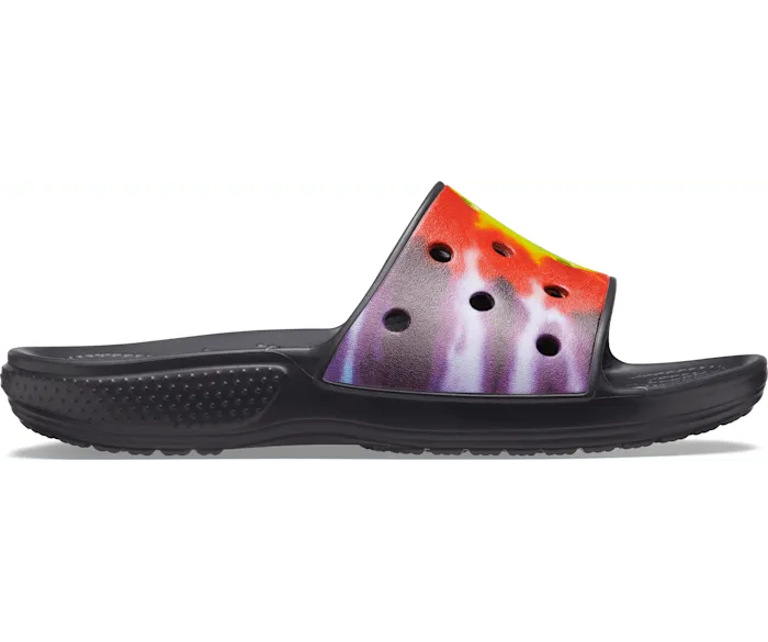 Classic TieDye Graphic Slide Multi Men Crocs Sandals