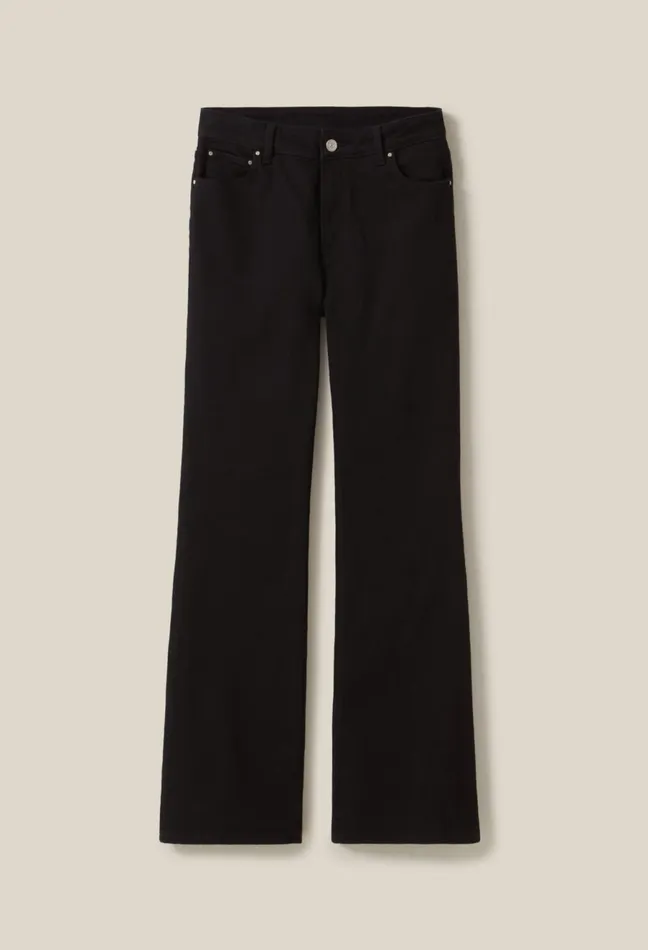 Claudie Pierlot Black Flared Jeans Women Jeans And Trousers