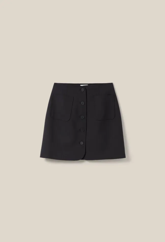 Claudie Pierlot Buttoned Mini Skirt Black Women Skirts And Shorts Claudie Pierlot Buttoned Mini Skirt Black Women Skirts And Shorts