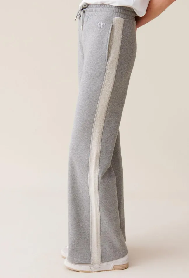 Claudie Pierlot Contrasting Grey Comfort Trousers Mottled Grey Women Jeans And Trousers Claudie Pierlot Contrasting Grey Comfort Trousers Mottled Grey Women Jeans And Trousers