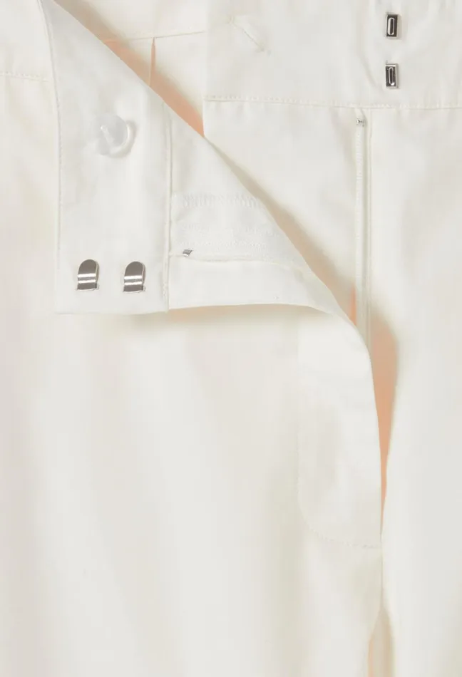 Claudie Pierlot Ecru StraightLeg Trousers Embroidery Women Jeans And Trousers Claudie Pierlot Ecru StraightLeg Trousers Embroidery Women Jeans And Trousers