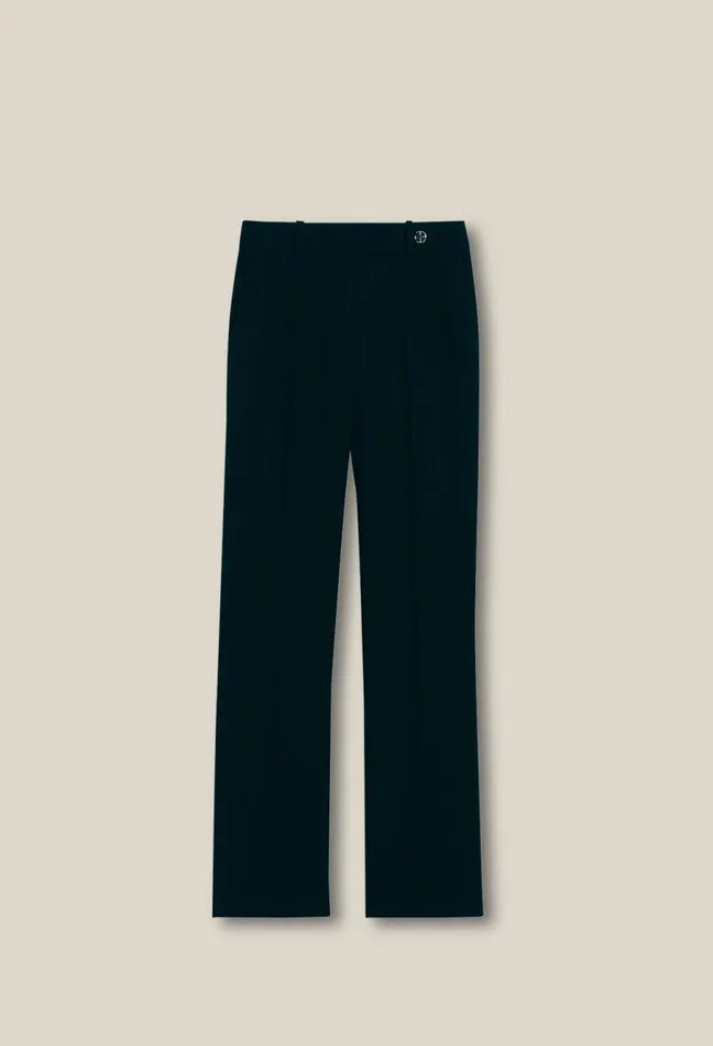 Claudie Pierlot Flared Trousers Navy Women Jeans And Trousers Claudie Pierlot Flared Trousers Navy Women Jeans And Trousers