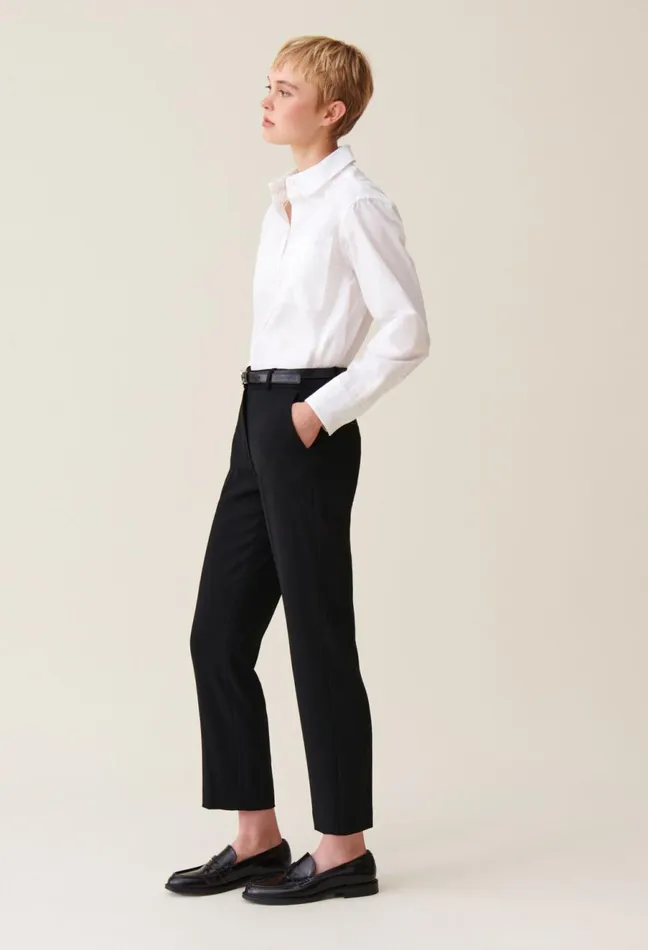 Claudie Pierlot Plain Tailored Trousers Black Women Jeans And Trousers Claudie Pierlot Plain Tailored Trousers Black Women Jeans And Trousers