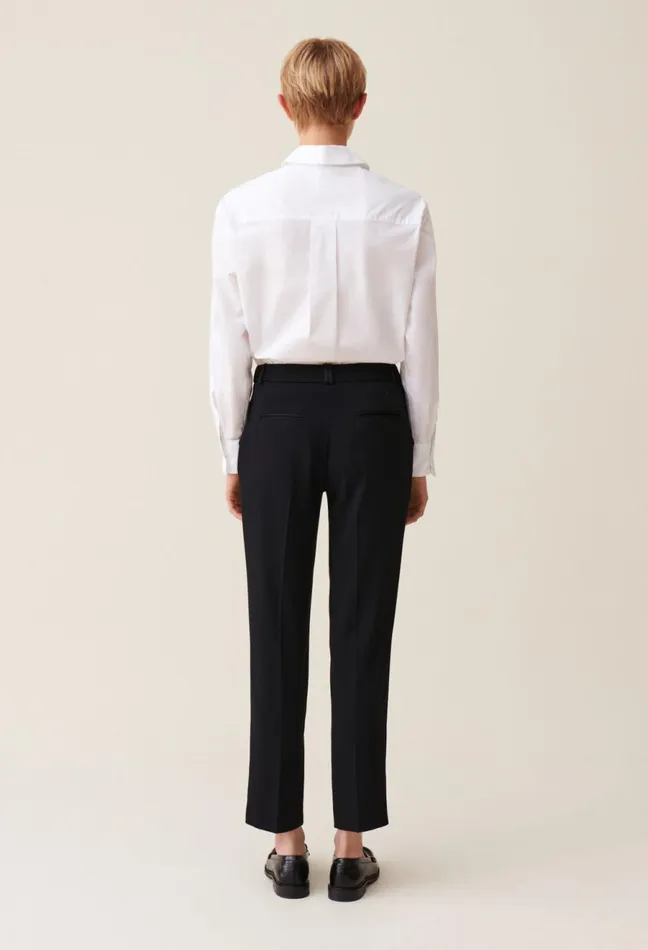 Claudie Pierlot Plain Tailored Trousers Black Women Jeans And Trousers Claudie Pierlot Plain Tailored Trousers Black Women Jeans And Trousers
