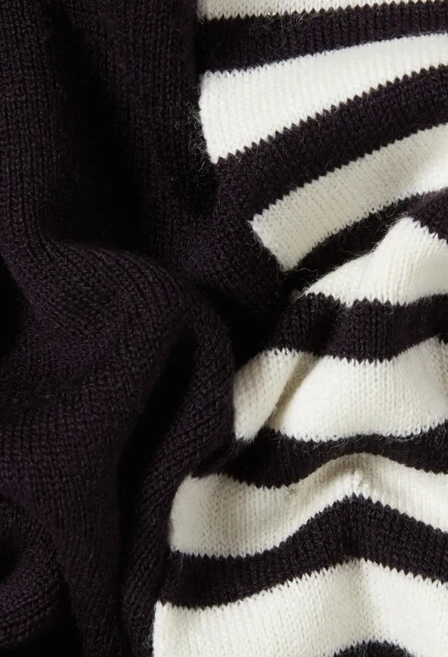 Claudie Pierlot Short Striped Jumper Dualcolor Women Knitwear And Cardigans Claudie Pierlot Short Striped Jumper Dualcolor Women Knitwear And Cardigans