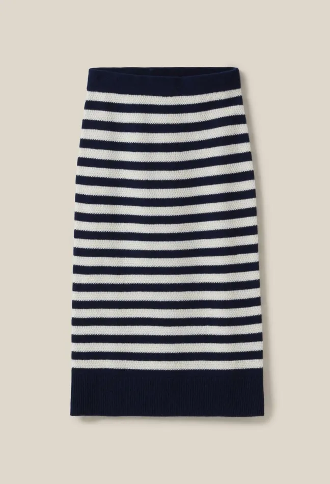 Claudie Pierlot Striped Knit Sailor Skirt Dualcolor Women Skirts And Shorts Claudie Pierlot Striped Knit Sailor Skirt Dualcolor Women Skirts And Shorts