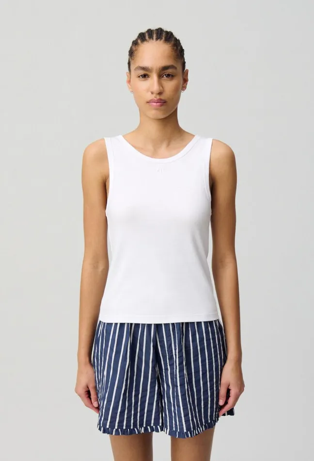 Claudie Pierlot Tank Top White Women Tops And Shirts Claudie Pierlot Tank Top White Women Tops And Shirts