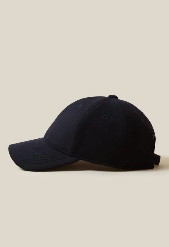 Claudie Pierlot Toto Denim Cap Navy Women Caps Claudie Pierlot Toto Denim Cap Navy Women Caps