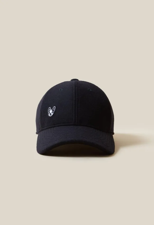Claudie Pierlot Toto Denim Cap Navy Women Caps Claudie Pierlot Toto Denim Cap Navy Women Caps