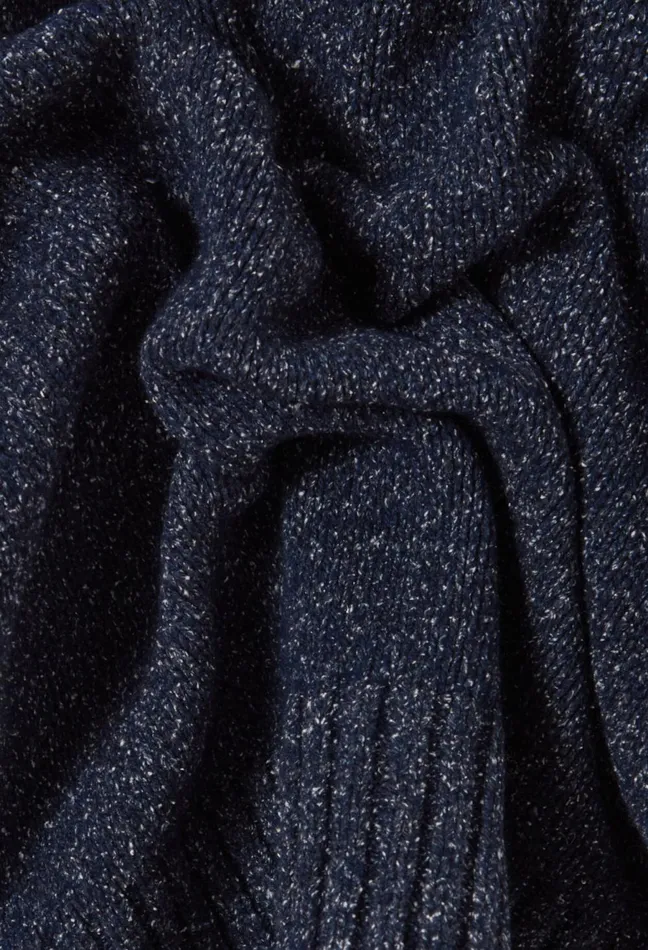 Claudie Pierlot Turtleneck Sweater Navy Women Knitwear And Cardigans