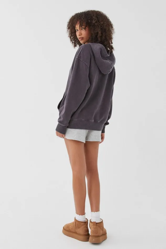 Clothing Supr Hoodies and Trackies Paige Oversized Printed Hoodie Washed Phantombarcelona