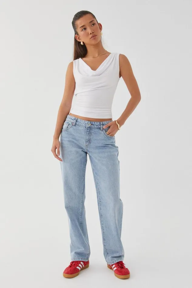 Clothing Supr Jeans Low Rise Straight Jean Sorrento Blue