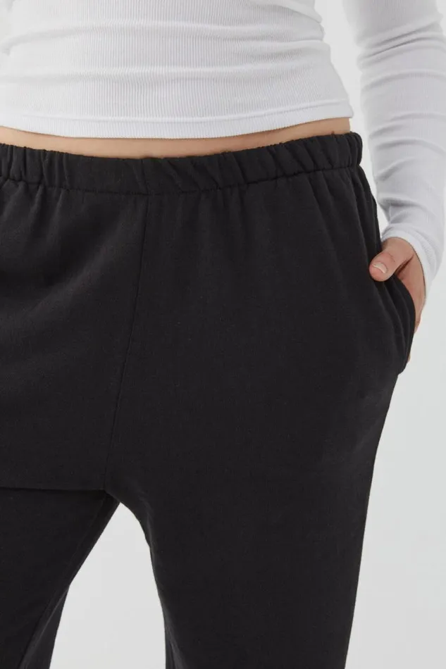 Clothing Supr Pants Relaxed Wide Leg Track Pant Black
