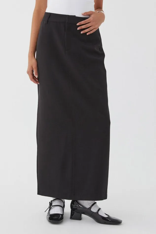 Clothing Supr Skirts Chloe Tailored Maxi Skirt Black