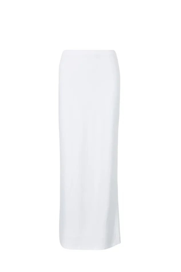 Clothing Supr Skirts Soft Hipster Maxi Skirt White