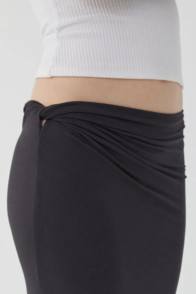 Clothing Supr Skirts Soft Twist Maxi Skirt Black