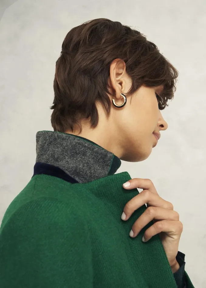 Coats and Jackets Women HOBBS Blake Wool Jacket Agate Green
