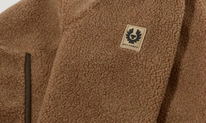 Coats and Parkas Women Belstaff Centenary Fleece Jacket British Khaki Coats and Parkas Women Belstaff Centenary Fleece Jacket British Khaki