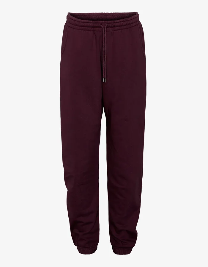 Colorfulstandard Sweatpants Women Organic Sweatpants 8211 Oxblood Red
