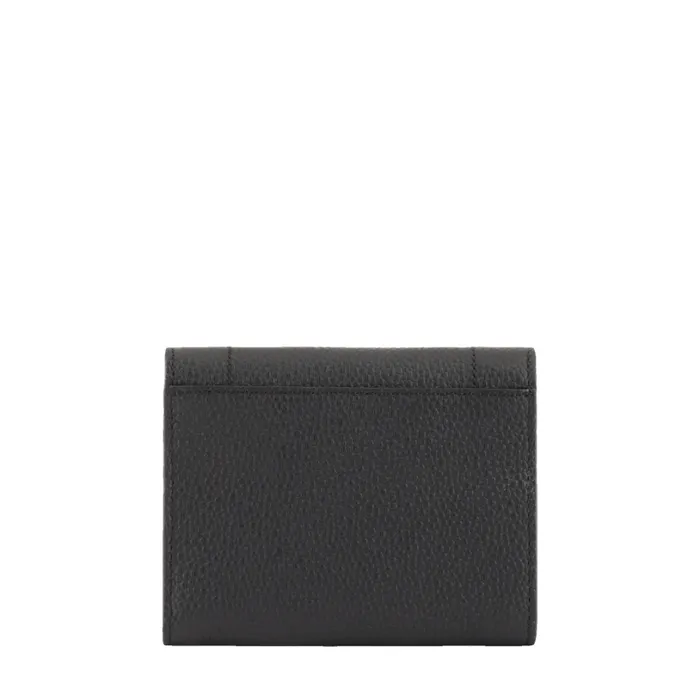 Compact Medium Wallet With Flap Black Women Lancel Wallet