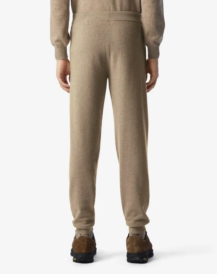Corneliani Jeans and Slacks Beige Cashmere Blend Joggers For Men 8211 Men
