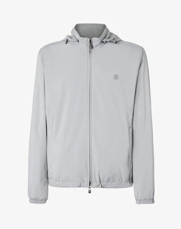 Corneliani Outerwear And Coats Grey Waterrepellent Reversible Jacket 8211 Men