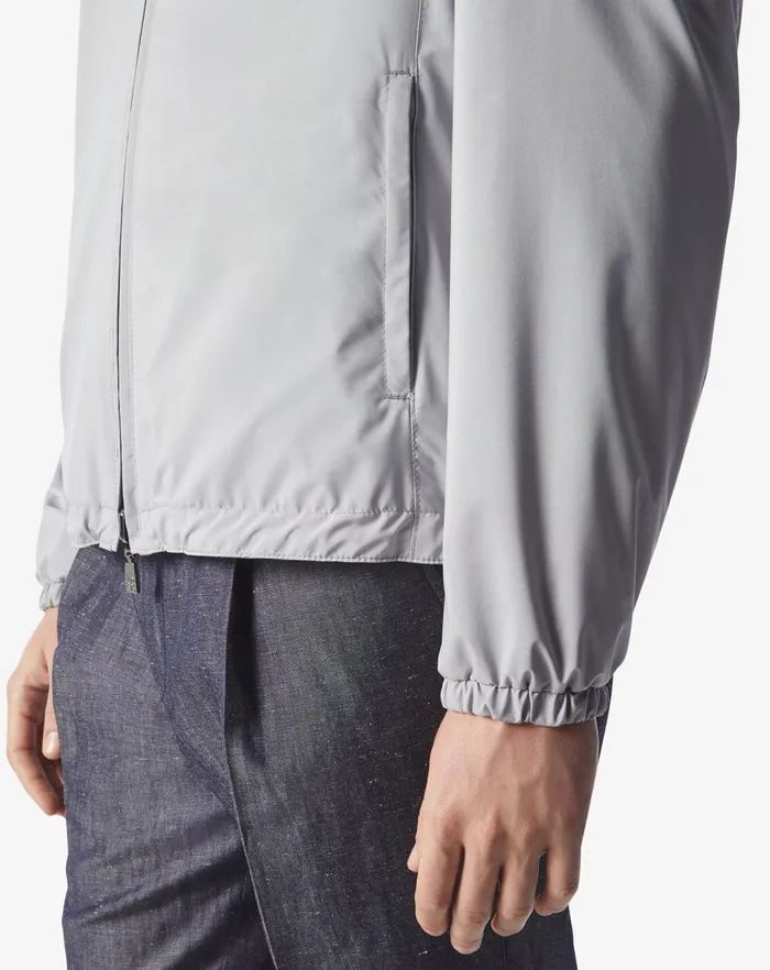 Corneliani Outerwear And Coats Grey Waterrepellent Reversible Jacket 8211 Men