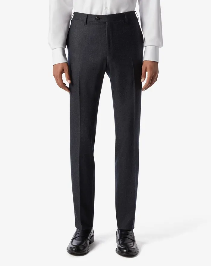 Corneliani Pants Dark Grey Wool Trousers 8211 Men