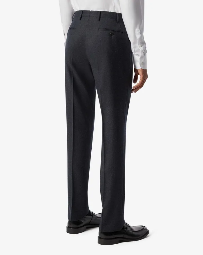 Corneliani Pants Dark Grey Wool Trousers 8211 Men