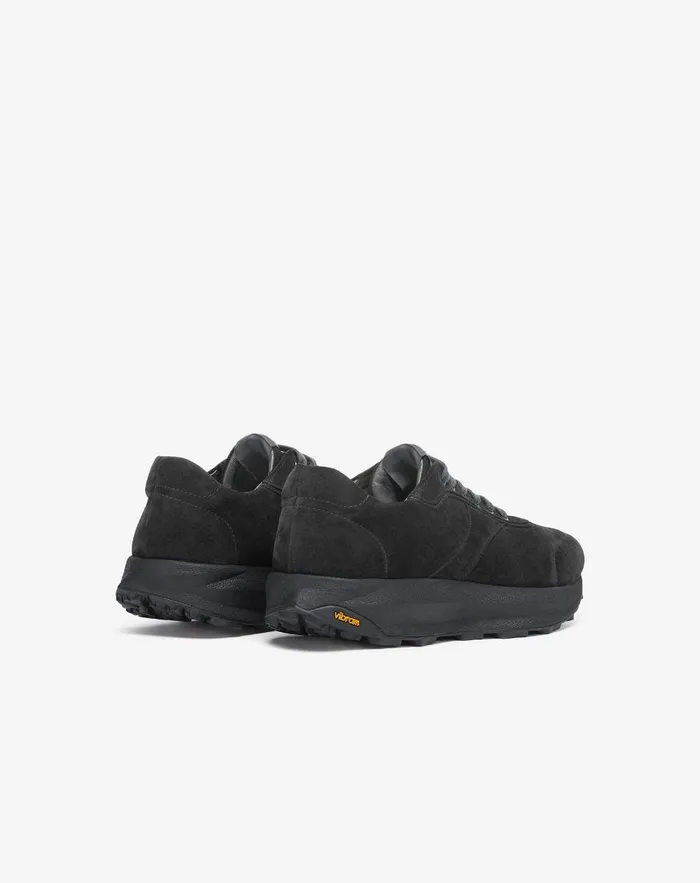 Corneliani Shoes Dark Grey Suede Running Shoes For Men 8211 Men