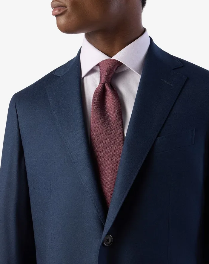 Corneliani Ties And Pochette Burgundy Silk Tie With Jacquard Micro Pattern 8211 Men