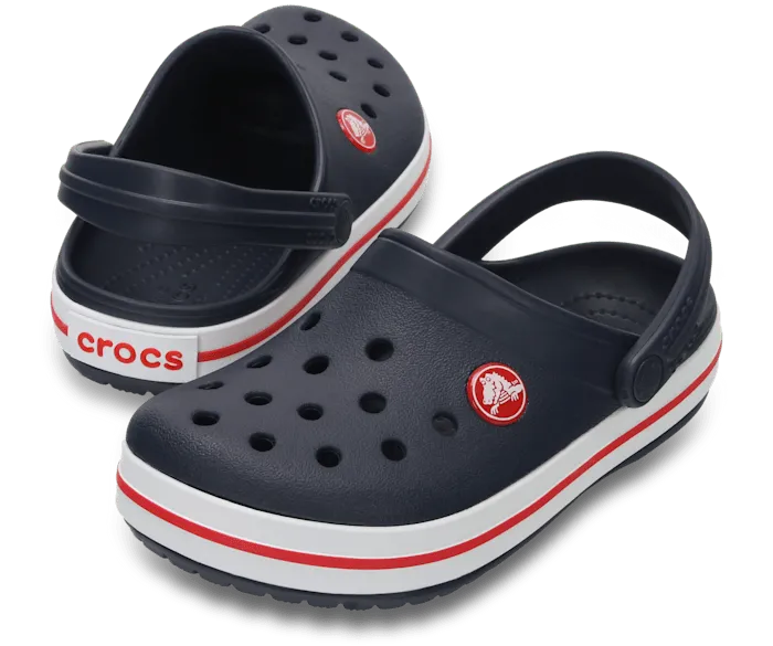 Crocband Clog Navy Red Kids Crocs Clogs