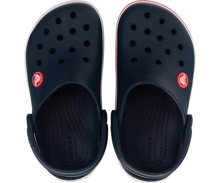 Crocband Clog Navy Red Kids Crocs Clogs