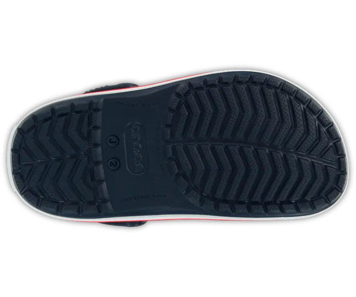 Crocband Clog Navy Red Kids Crocs Clogs