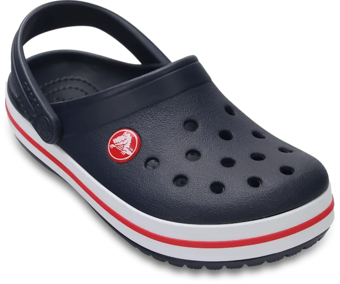 Crocband Clog Navy Red Kids Crocs Clogs