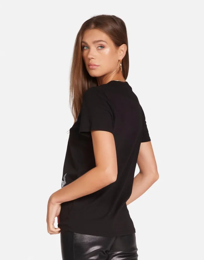 Croft Optimist Butterflies Black Women039s Lauren Moshi Short Sleeve