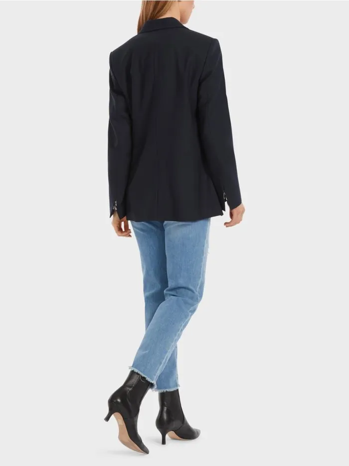 Damen Marc Cain Blazer Zweireihiger Blazer Midnight Blue