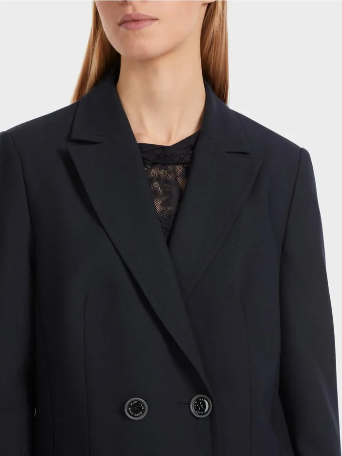 Damen Marc Cain Blazer Zweireihiger Blazer Midnight Blue