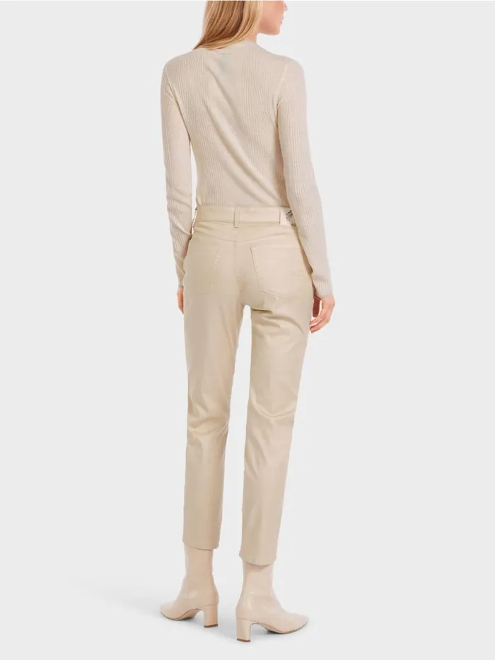 Damen Marc Cain Jeans FivePocket Jeans SIKAR Mit Glanzeffekt Soft Blossom