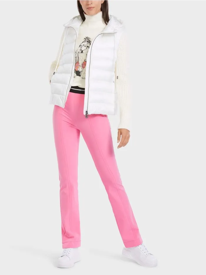 Damen Marc Cain Shirts and Tops TShirt Mit Applikation Offwhite