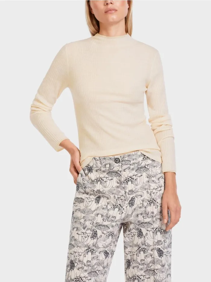 Damen Marc Cain Strick Sweater 034Rethink Together034 Soft Blossom