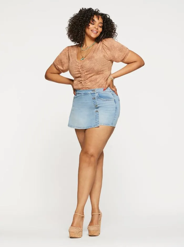 Denim Clothing Jessica Simpson Elyse Skort In Carry On