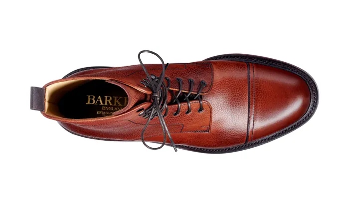 Donegal 8211 Antique Rosewood Grain Men Barker Shoes Mens Boots