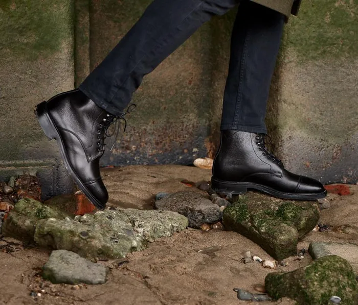 Donegal 8211 Black Grain Men Barker Shoes Mens Boots