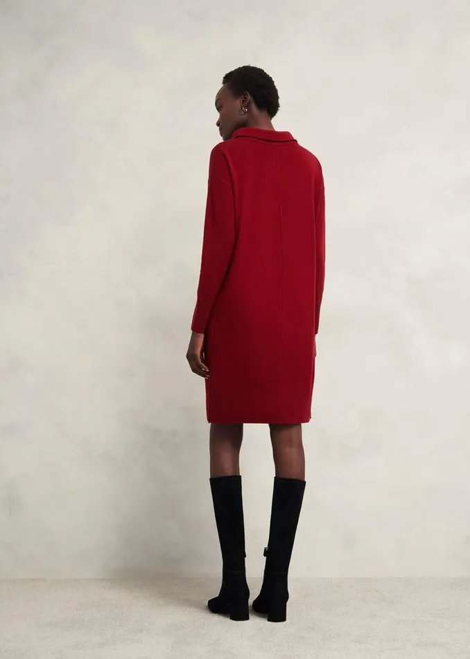 Dresses and Jumpsuits Women HOBBS Audrey Knitted Dress Rhubarb Red