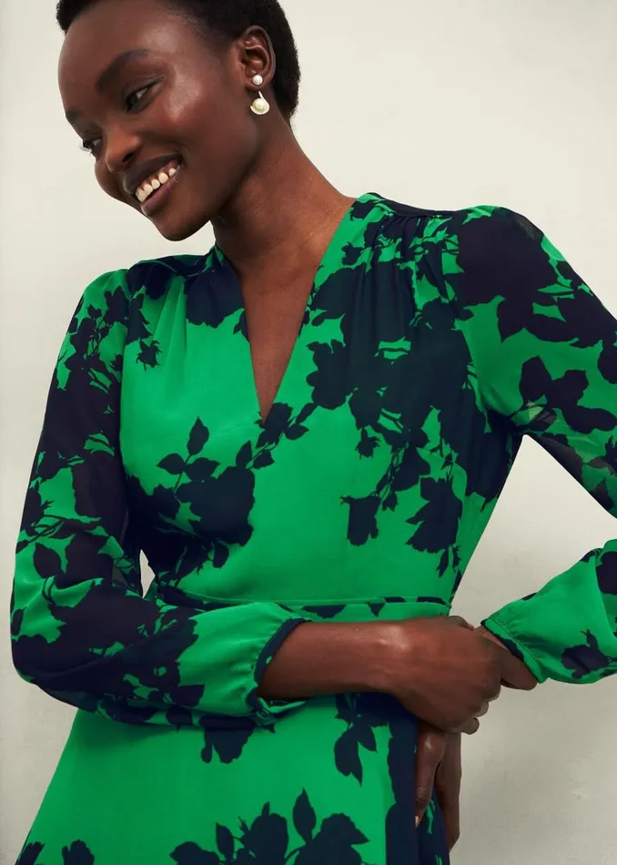 Dresses and Jumpsuits Women HOBBS Aurora Dress Navy Green