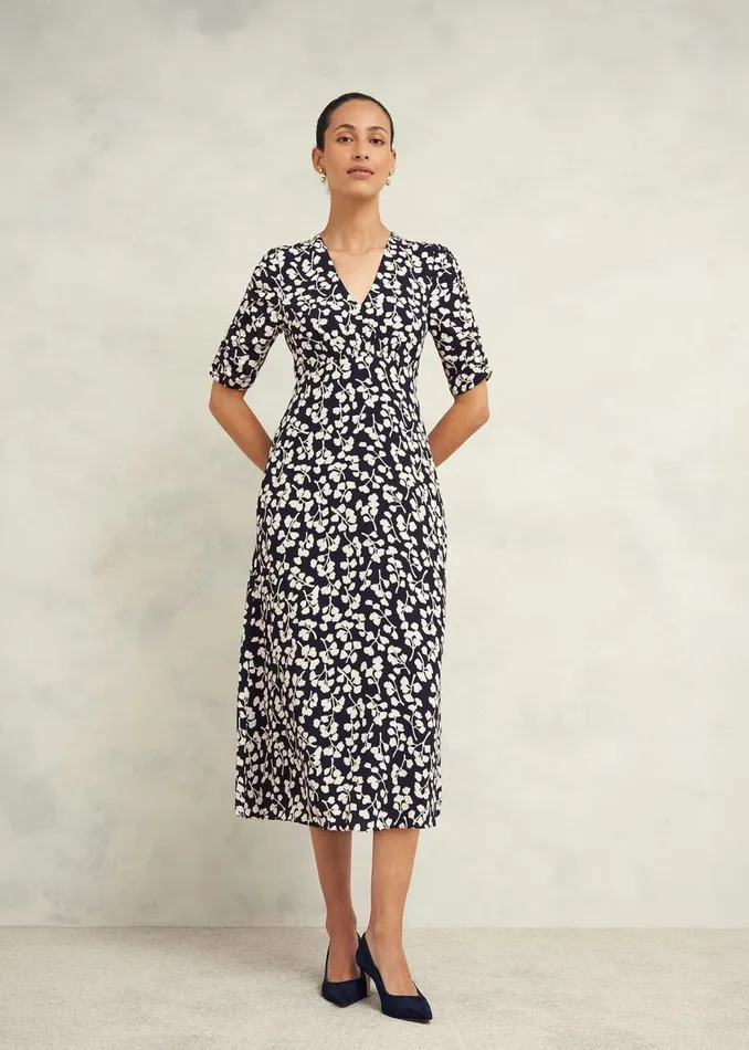 Dresses and Jumpsuits Women HOBBS Bonnie Dress Navy Cream