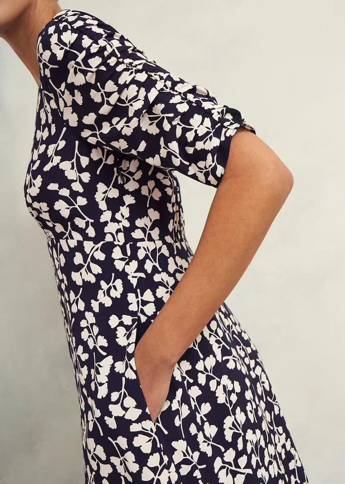 Dresses and Jumpsuits Women HOBBS Bonnie Dress Navy Cream